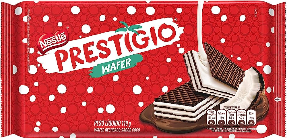 Biscoito Wafer Prestigio (NESTLE) - final sale B.B 25/03/24