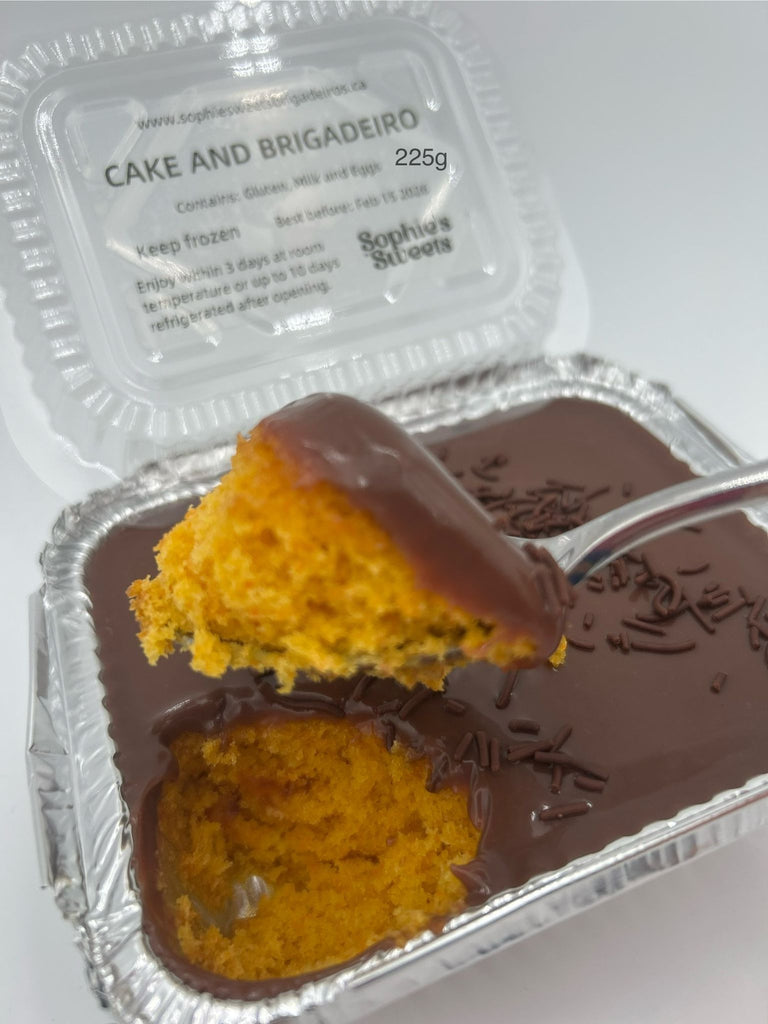 Bolo de cenoura Brasileiro Congelado -  Sophie's Sweets