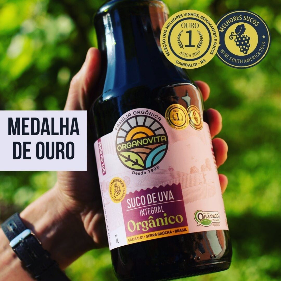 Suco de Uva Integral 100% - ORGANICO (ORGANOVITA)