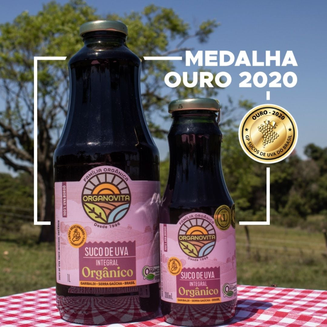 Suco de Uva Integral 100% - ORGANICO (ORGANOVITA)