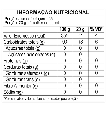 Polvilho 500g (DA TERRINHA)