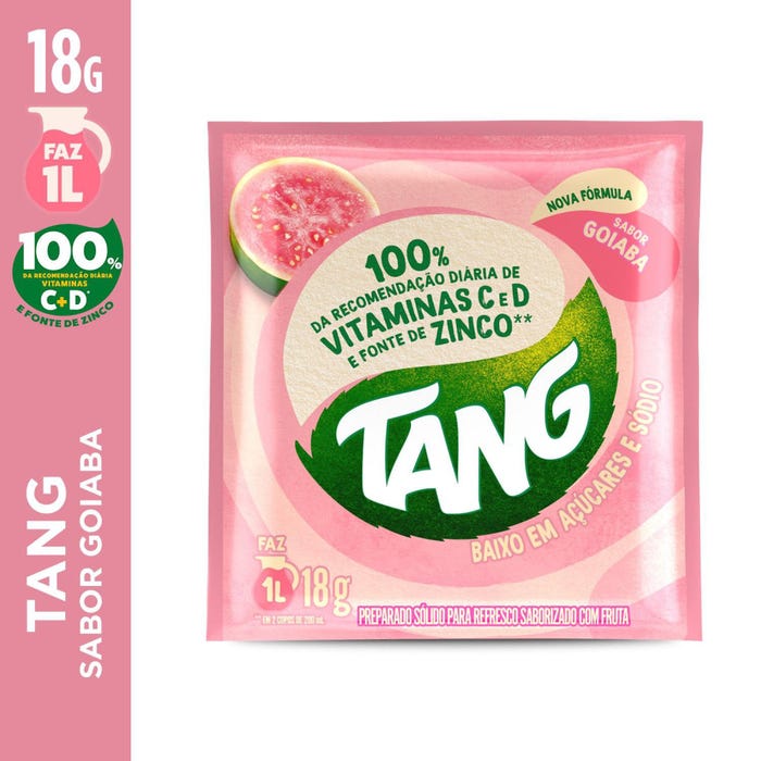 Sucos Tang Fonte de Zinco 18g (TANG)