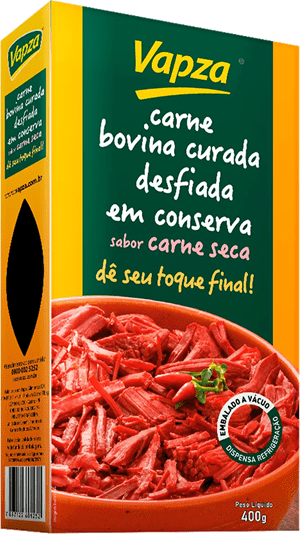 Carne Seca Curada e Desfiada (VAPZA) - B.B: 29/Aug/2025 - FINAL SALE