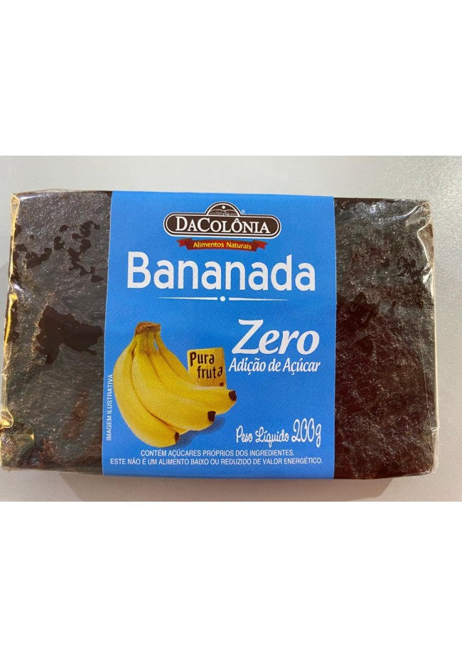 Bananada Zero Adição de Açúcar (DA COLONIA)