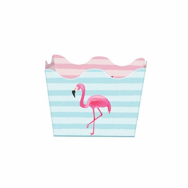 Cachepot truffle holder - Flamingo theme - Forminha cachepot  para doces - Flamingo - Duster Festas