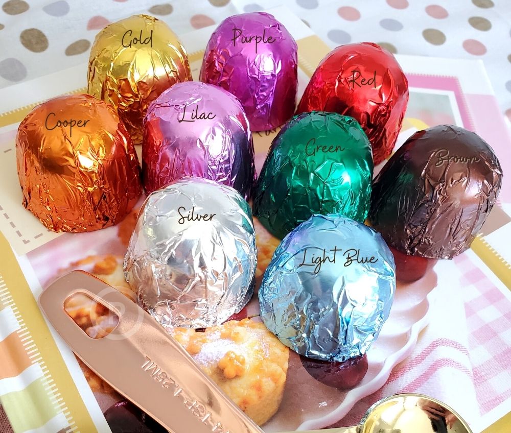 Foil Wrapper 4x4 in - Brown - 500 pcs - FINAL SALE