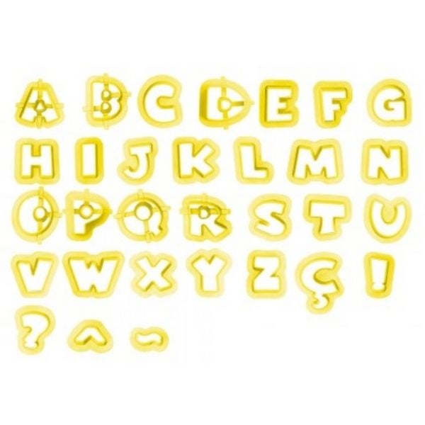 Cookie Cutter Set - Letters - 2cm | BlueStar