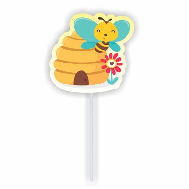 Cupcake toppers - Bee hive - 10 pcs | Duster Festas