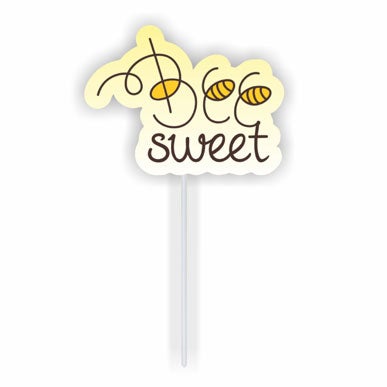 Cupcake toppers - Bee sweet - 10 pcs | Duster Festas