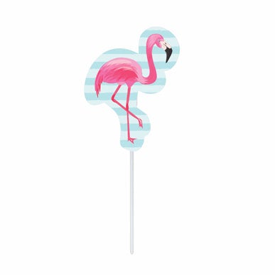 Cupcake toppers - Flamingo - 10 pcs | Duster Festas
