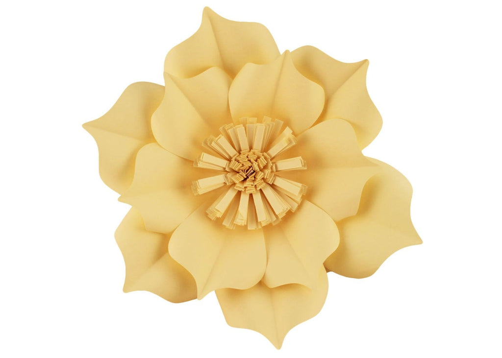 Decorative Giant Flower - Cream color Wildflower - Decora Doces - Flor de papel - Flor do campo creme