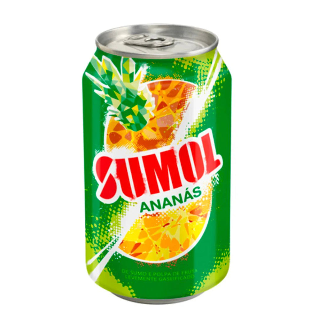 Suco de Fruta Gaseificado - ABACAXI (SUMOL)