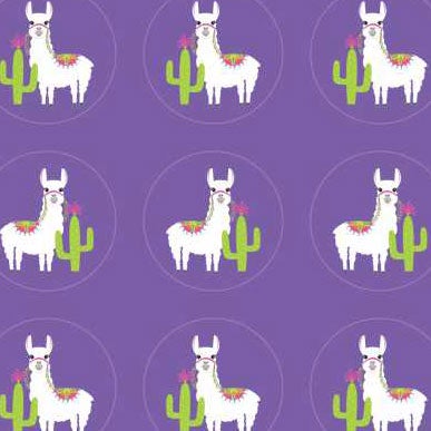 Round stickers - Llama theme -  42 pcs | Duster Festas