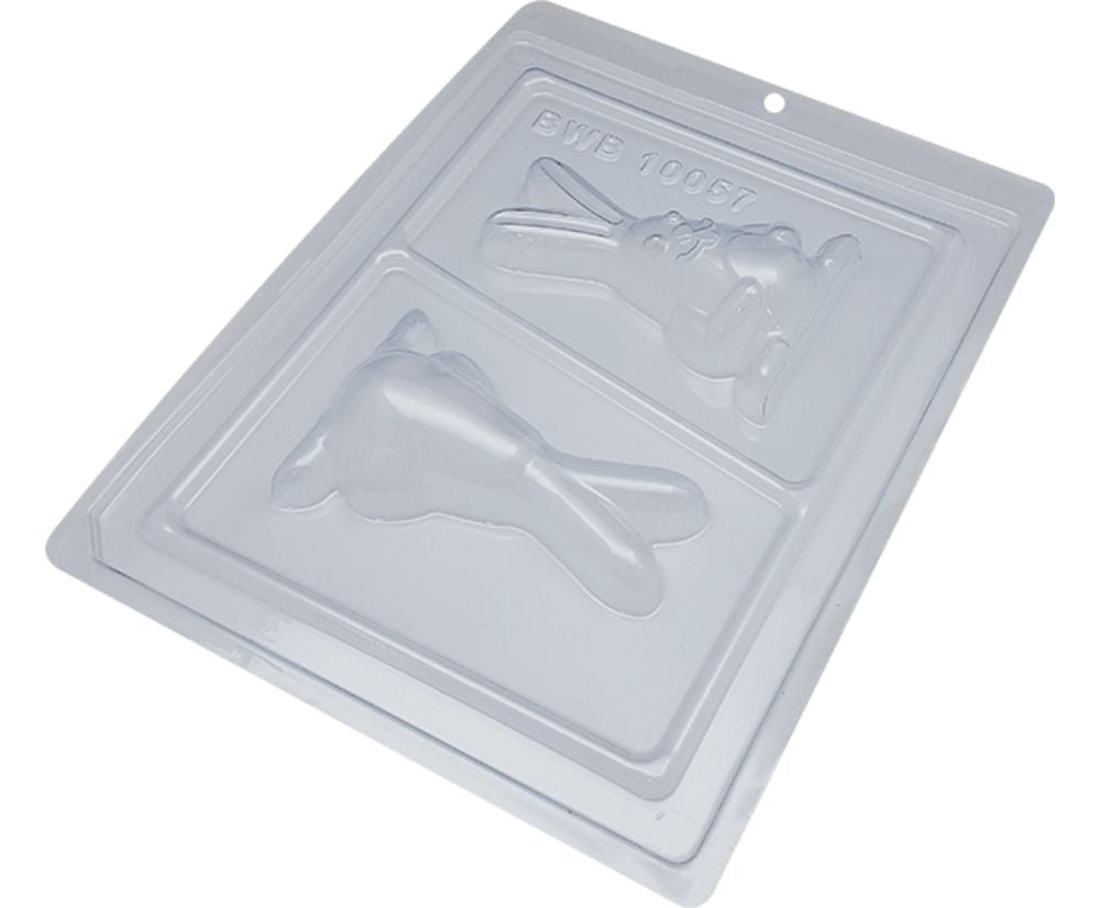 3 piece chocolate mold - Toothy Bunny | BWB 10057