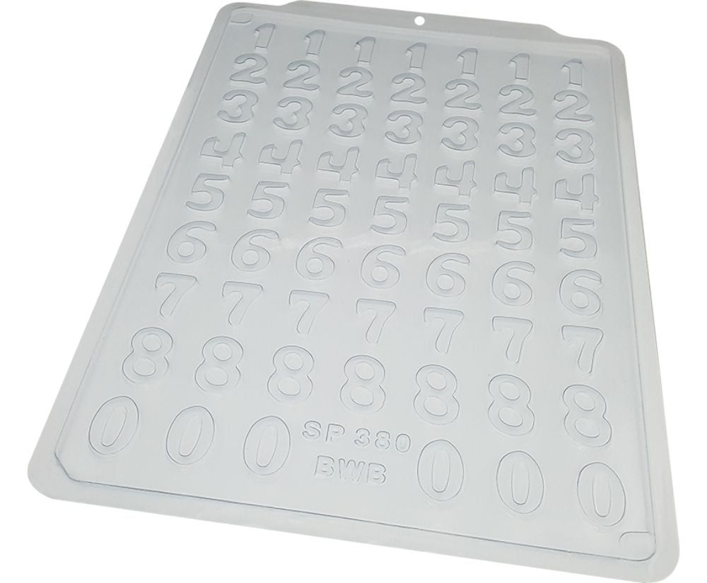 Semi-professional acetate mold - Numbers | BWB 3549