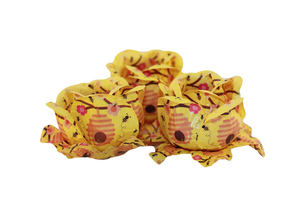 Truffle Wrapper - Bumble bee - Forminha decorada para doces - Decora Doces - Abelhinha