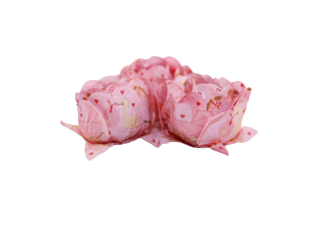 Truffle Wrapper - Baby girl - Forminha decorada para doces - Decora Doces - Baby menina