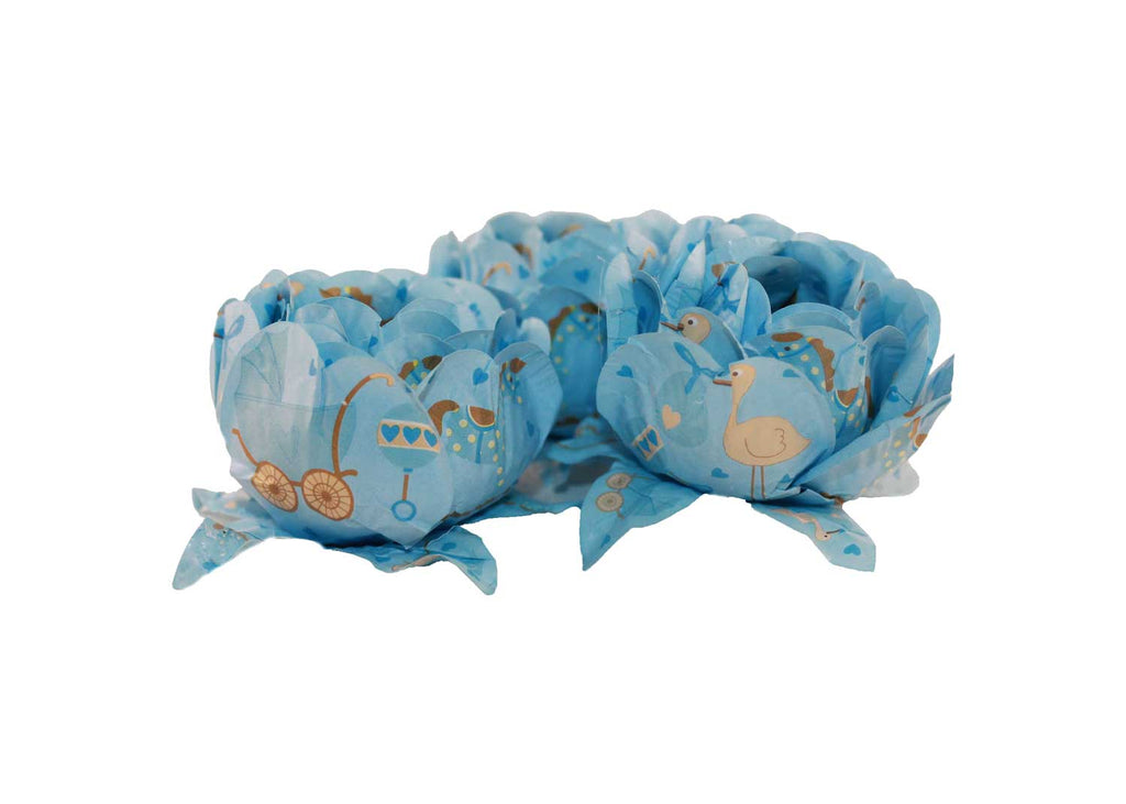 Truffle Wrapper - Baby boy - Forminha decorada para doces - Decora Doces - Baby menino